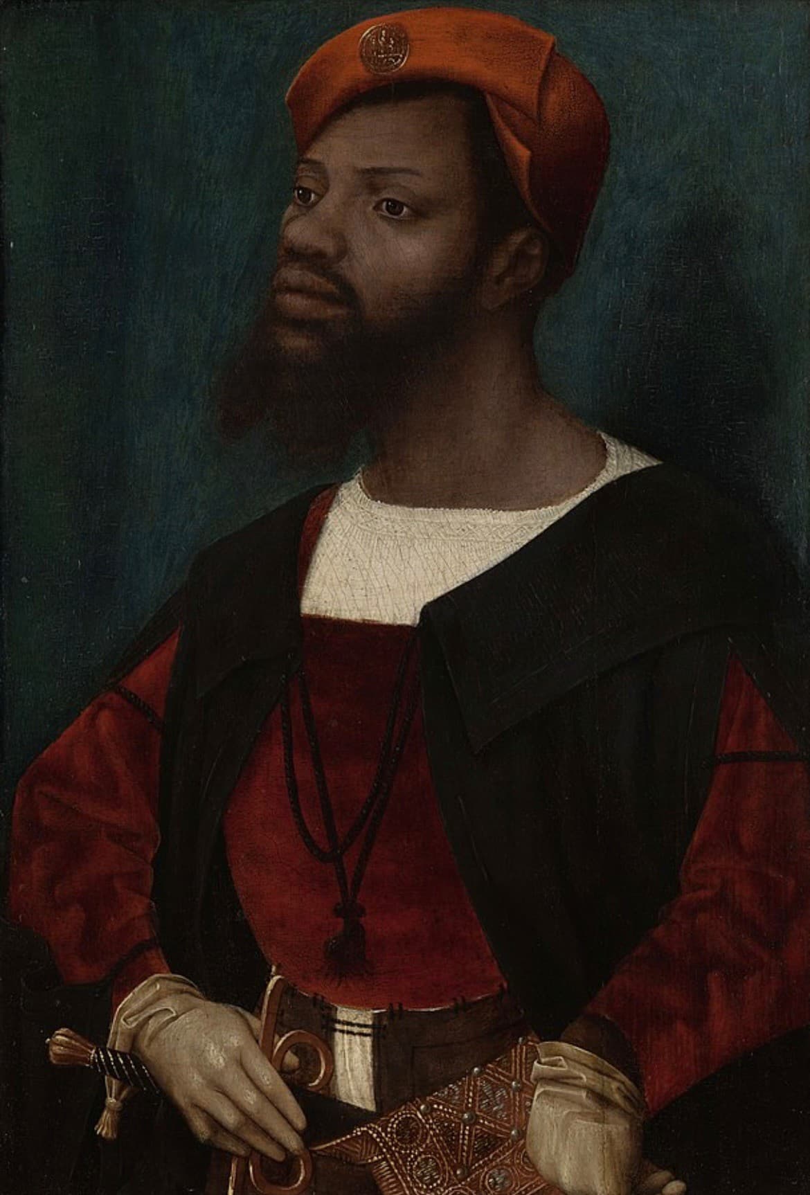 Portrait d'un homme africain, Jan Mostaert